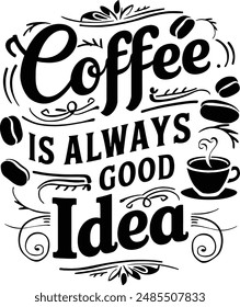 coffee t shirt design, typography design, coffee lovers t shirt design , Cafe t-shirt Design