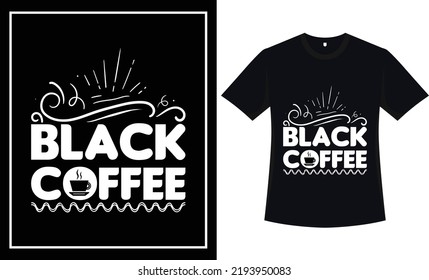 Diseño de camiseta de café vector café gráfico camiseta