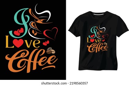 Coffee t Shirt design Vector