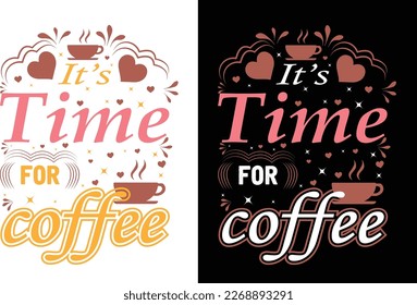 Coffee t shirt design vector