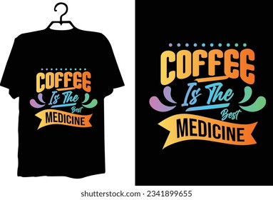 Design-Vektor für Kaffee-T-Shirts