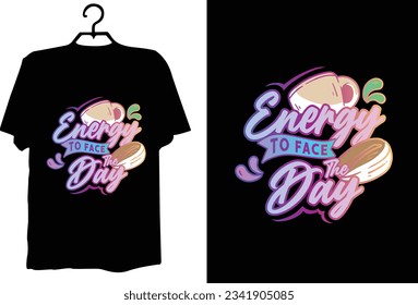 Coffee t shirt design vector
