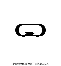 Coffee table glyph icon. Element of furniture icon for mobile concept and web apps. This Coffee table glyph icon can be used for web and mobile. Premium icon on white background