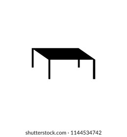 Coffee table glyph icon. Element of furniture icon for mobile concept and web apps. This Coffee table glyph icon can be used for web and mobile. Premium icon
