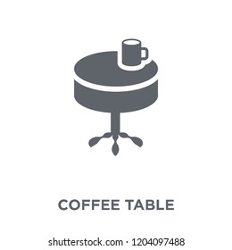 Coffee Table icon. Coffee Table design concept from Furniture and household collection. Simple element vector illustration on white background.