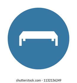 Coffee table icon. Element of Furniture icons for mobile concept and web apps. Badge style Coffee table icon can be used for web and mobile apps