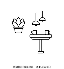 Coffee Table icon ready to use vector illustration