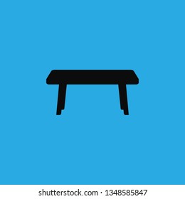 coffee table icon vector