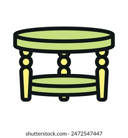 Coffee table icon vector design templates simple and modern