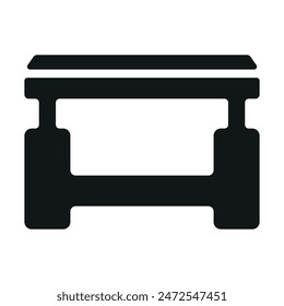 Coffee table icon vector design templates simple and modern