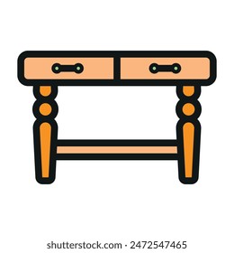 Coffee table icon vector design templates simple and modern