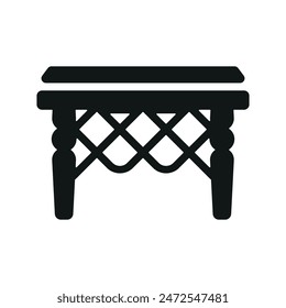 Coffee table icon vector design templates simple and modern