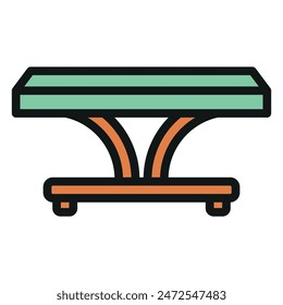 Coffee table icon vector design templates simple and modern
