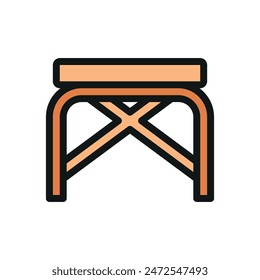 Coffee table icon vector design templates simple and modern