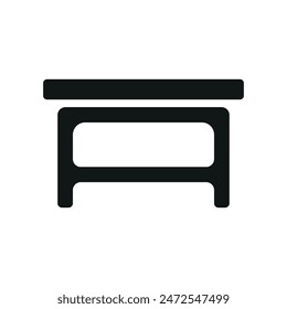 Coffee table icon vector design templates simple and modern