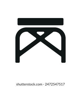 Coffee table icon vector design templates simple and modern