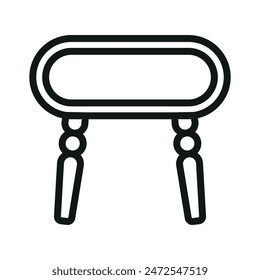 Coffee table icon vector design templates simple and modern