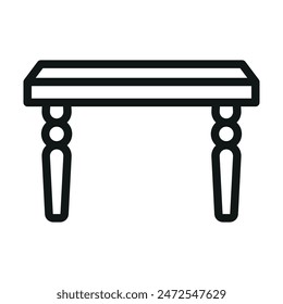 Coffee table icon vector design templates simple and modern