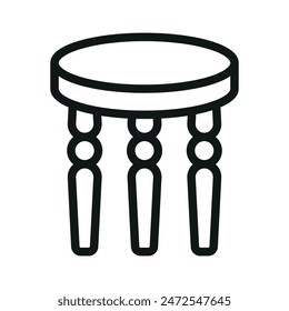 Coffee table icon vector design templates simple and modern