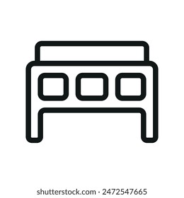 Coffee table icon vector design templates simple and modern