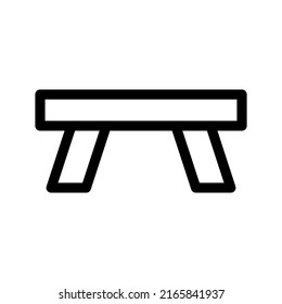 Coffee Table Icon Vector Symbol Design Stock Vector (Royalty Free ...