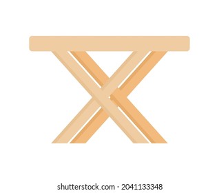 coffee table illustration over white