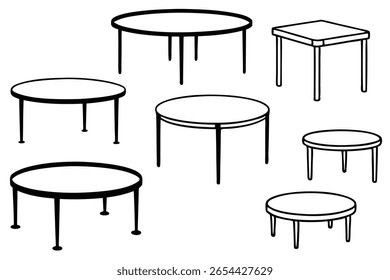 coffee table line art chic artistic home decor inspiration