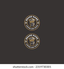 coffee and tacos logo . .