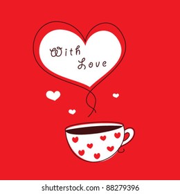coffee tag with love