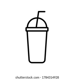 Coffee take away icon vector 