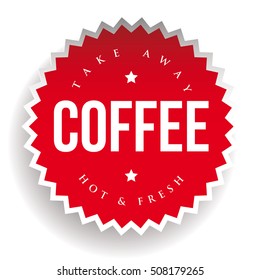 Coffee Take away lettering