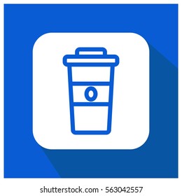 Coffee take away vector icon