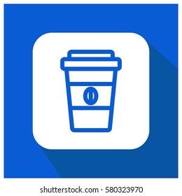 Coffee take away vector icon
