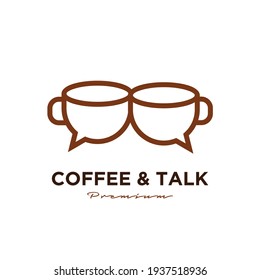 Logo-Design für Coffee-Talk-Chat