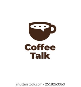 Design de logotipo Coffee Talk para a sua empresa