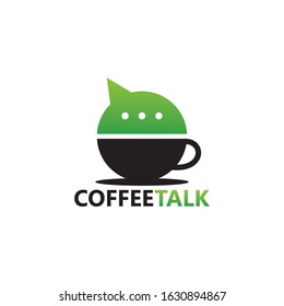 Coffee Talk Logo Template Design