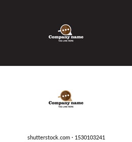 coffee talk on black and white background