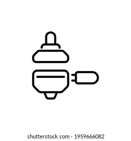 Coffee Tamper icon in vector. Logotype