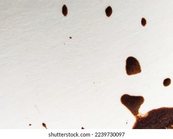 Coffee Tea Cardboard. Uneven Dye Surface. White Coffee Splash. Embossed Plain Coffee Texture. Grain Old Drop Background. Dirty Fade Poster. Brown Coffee Stain. Grain Spot Spatter. Brown Drink Pattern.