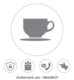 Coffee (tea) cup icon