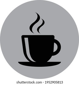 Kaffee- oder Teebeutel-Symbol auf weißem Hintergrund