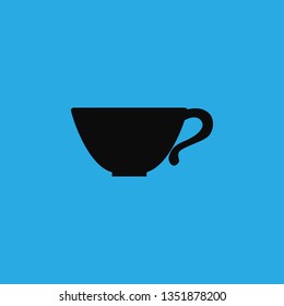 coffee and tea cup icon vector