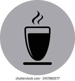 Coffee or tea cup icon for your website and app