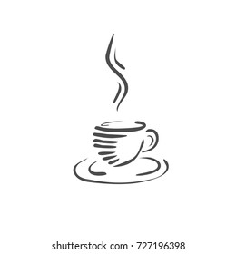 coffee tea cup logo