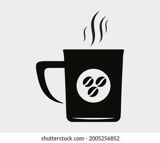 Coffee and tea cup Printable Vector Illustration. coffee and tea cup vector, coffee and tea cup Clipart, coffee cup Symbol, icon, Logo