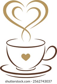 Coffee tea cup vector art 5