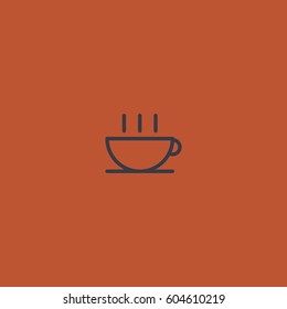 Coffee tea drink icon vector