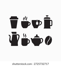 Café, té, botella de agua potable