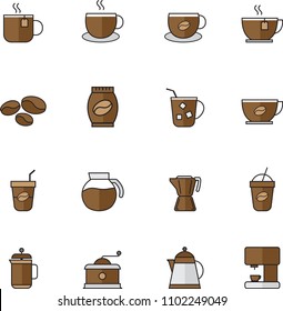 Coffee and Tea icon set