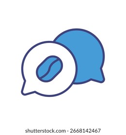 Icono de café o té Vector Ilustración de stock